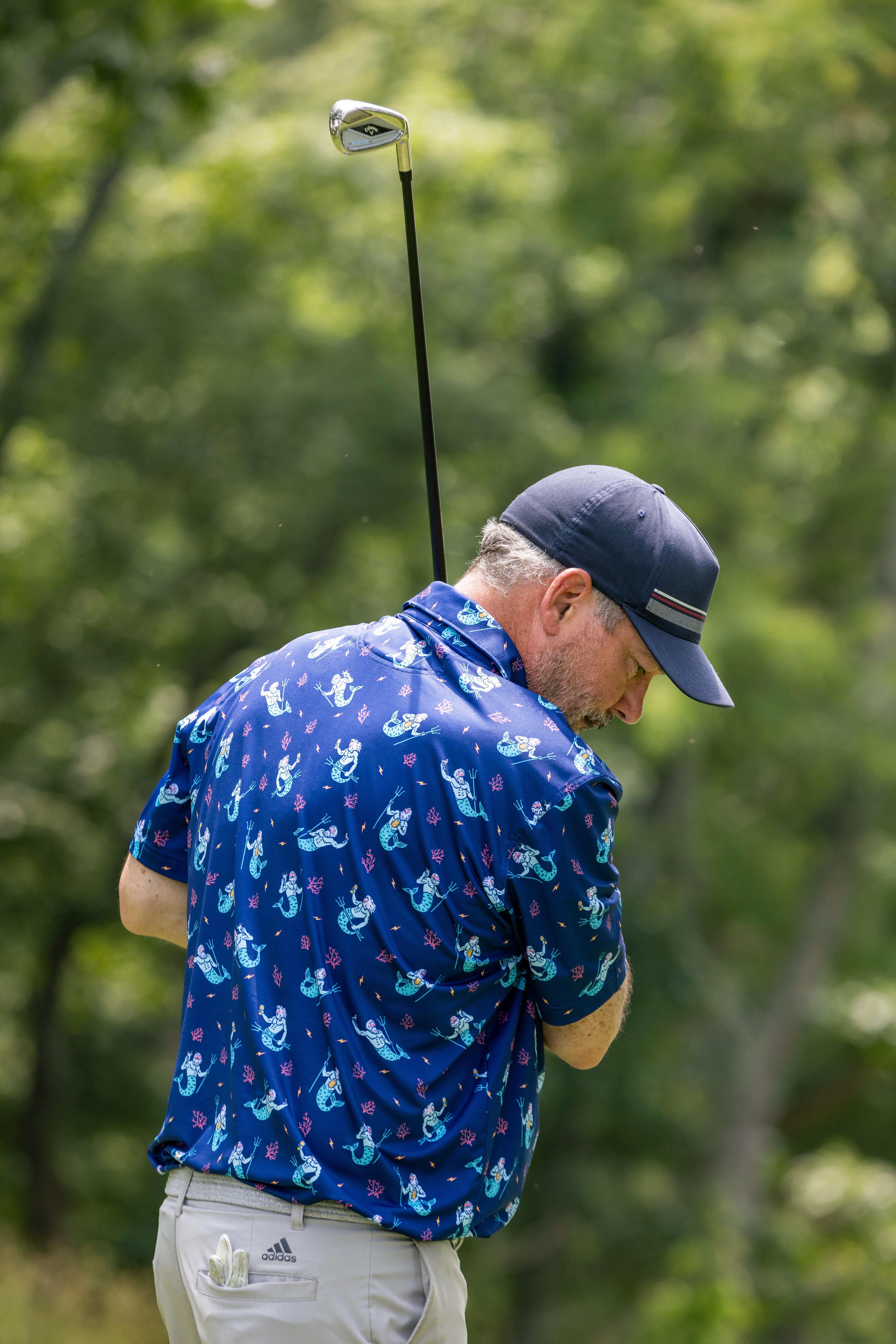 Mike on the golf course